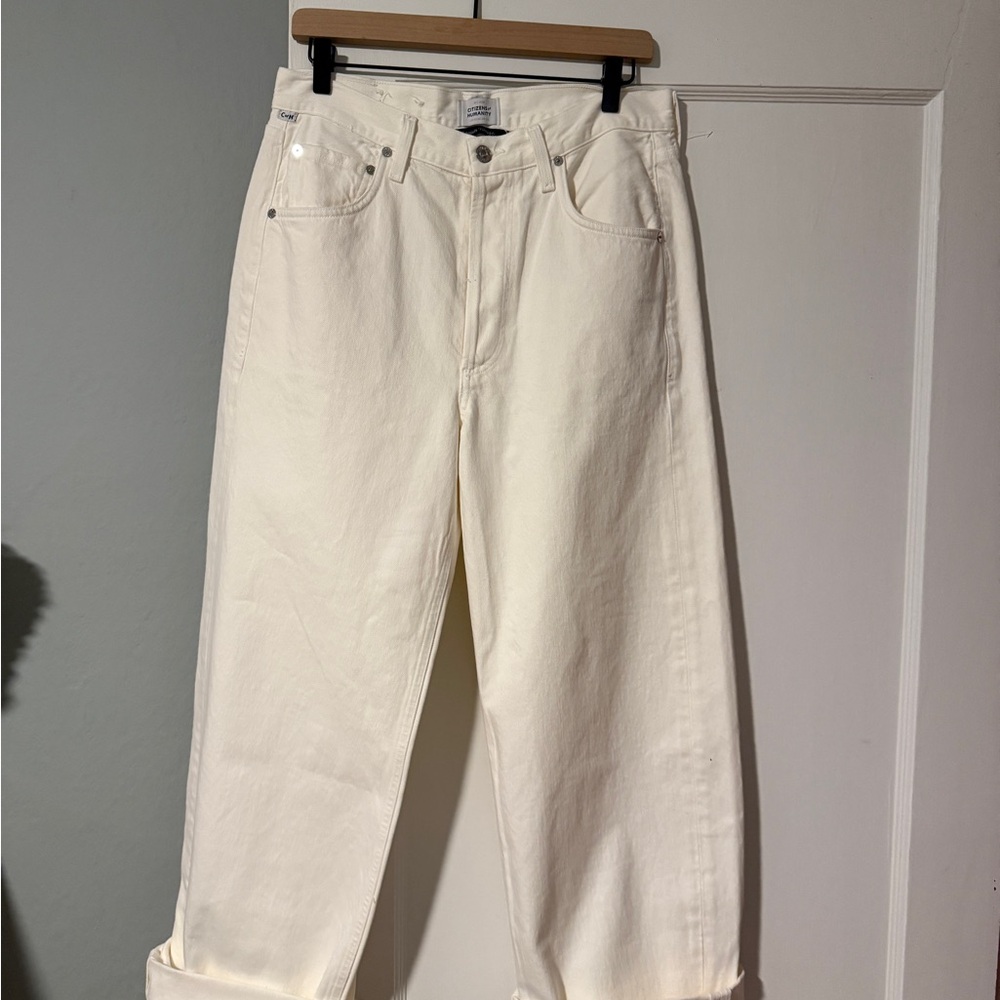 New Citizens of Humanity Ayla Pashmina White 28 Aritzia $268